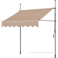 Diy Freestanding Awning Shelter Canopy Patio Manual Clamped Awning Sunshade Factory